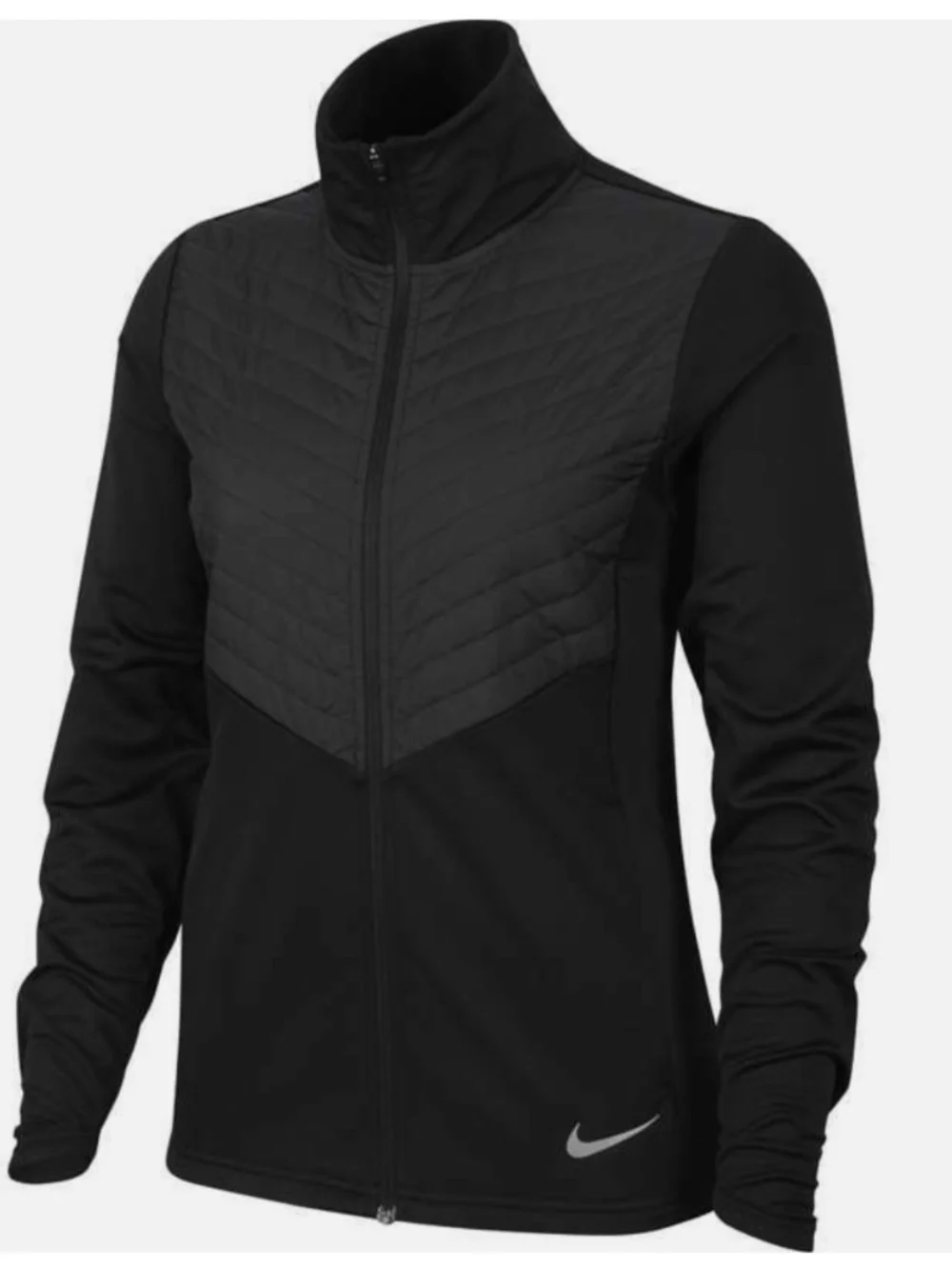 Nike Essential Filled Lightweight Running Athletic Jacket Black Size Medium